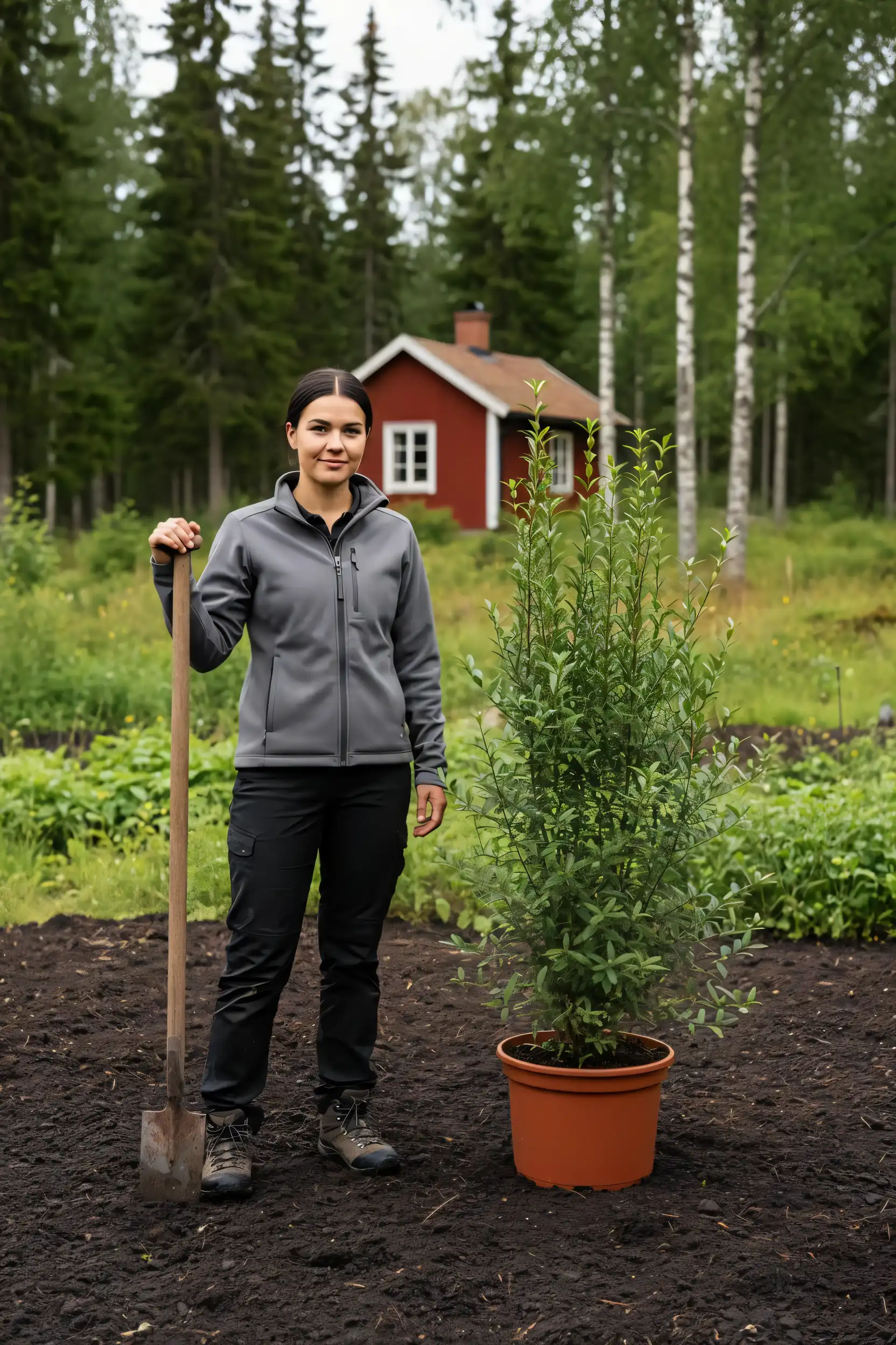 Liguster liga hæk Genius Pakke i potte 140-180cm - Giver øjeblikkelig afskærmning