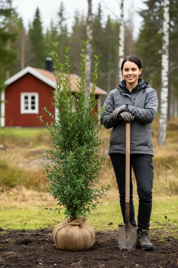 Liguster liga hæk Genius Pakke med rodklump 140-180cm - Giver øjeblikkelig afskærmning