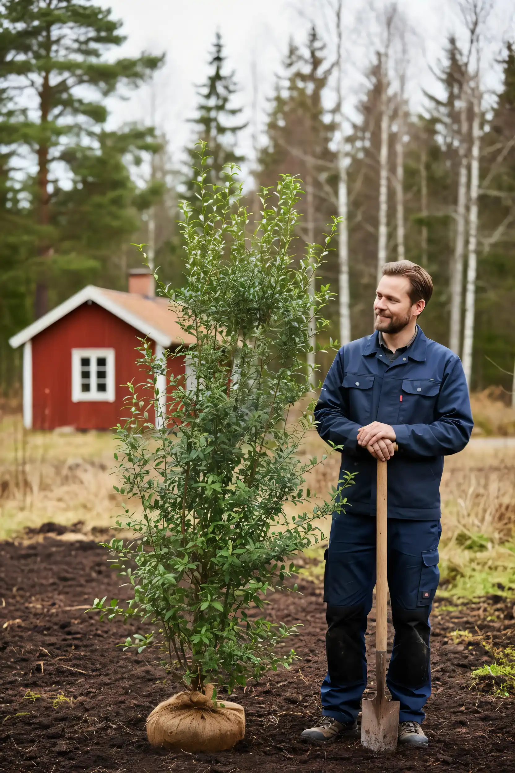 Liguster liga hæk Genius Pakke med rodklump 180-220cm - Giver øjeblikkelig afskærmning